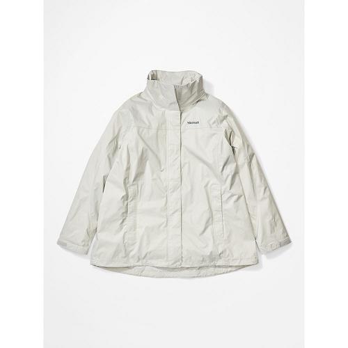 Marmot PreCip Eco Jackets - Womens Rain Jacket White CA5360149 Canada